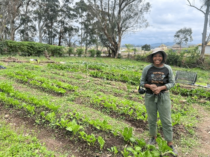Sinethemba's garden progress